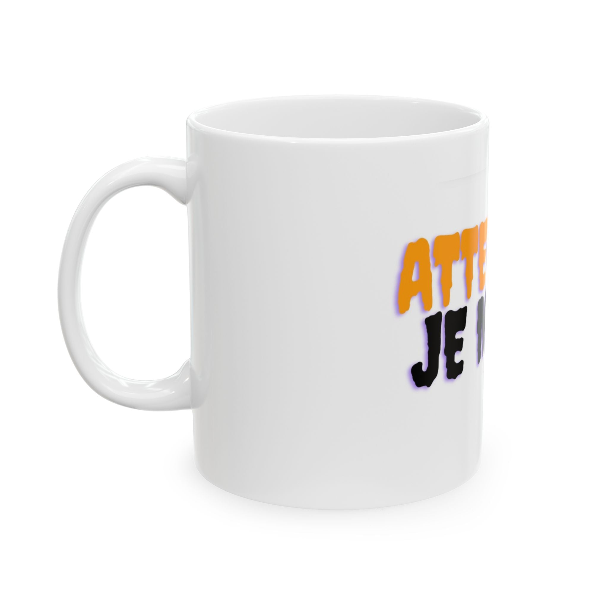 Mug "Attention je mords"